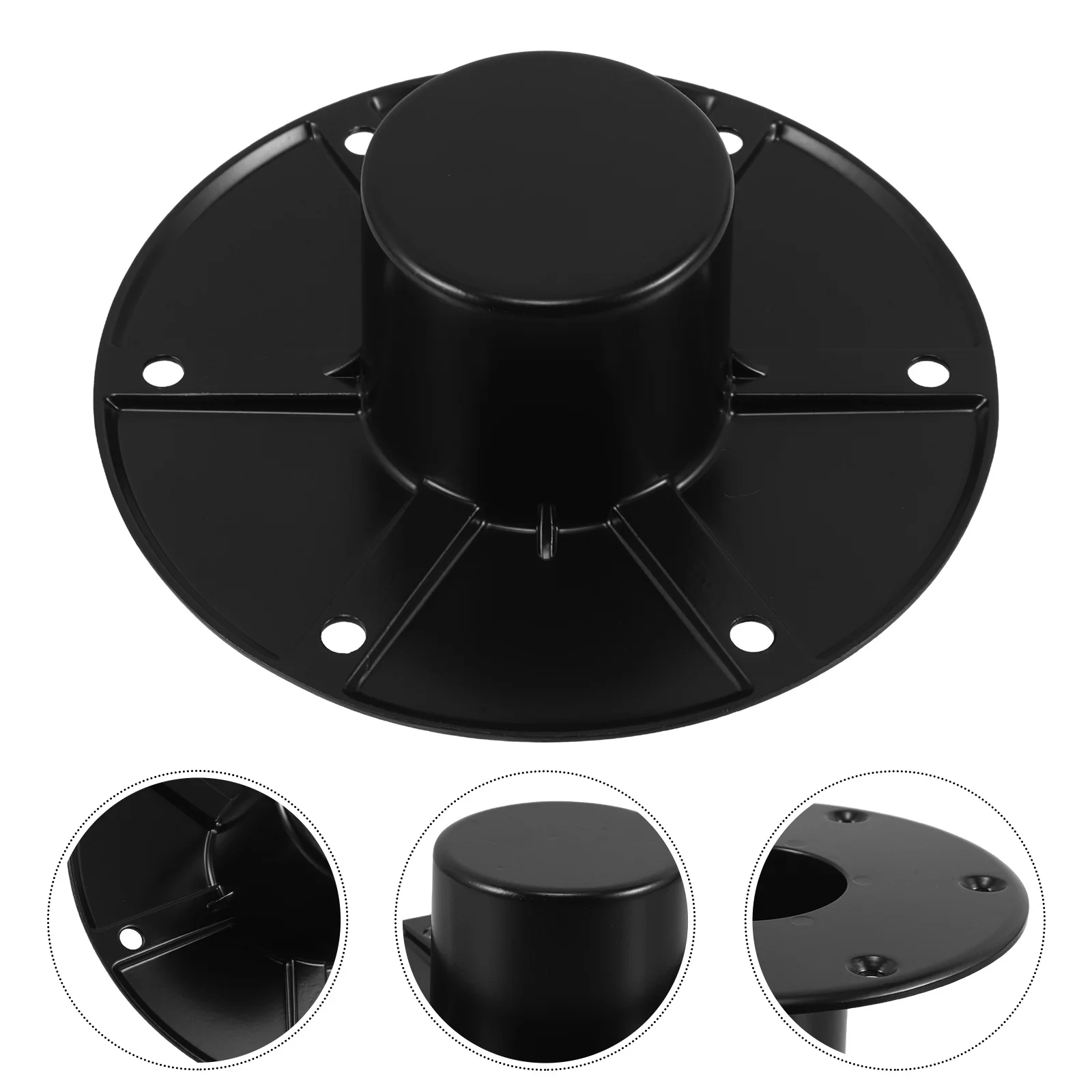 

Rv Base Mount: Aluminum Floor Support Bracket For Camper Van Stable Table Pedestal Stand With Quick Detach Rv Table