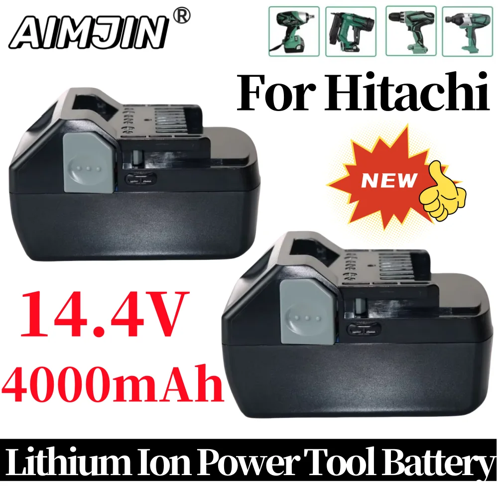 

14.4V 4000mAh Li-ion Battery For Hitachi BSL1415 CR14DSL CJ14DSL BSL1430 BSL1440 DDS14DSL NP14DSL DS14DBL