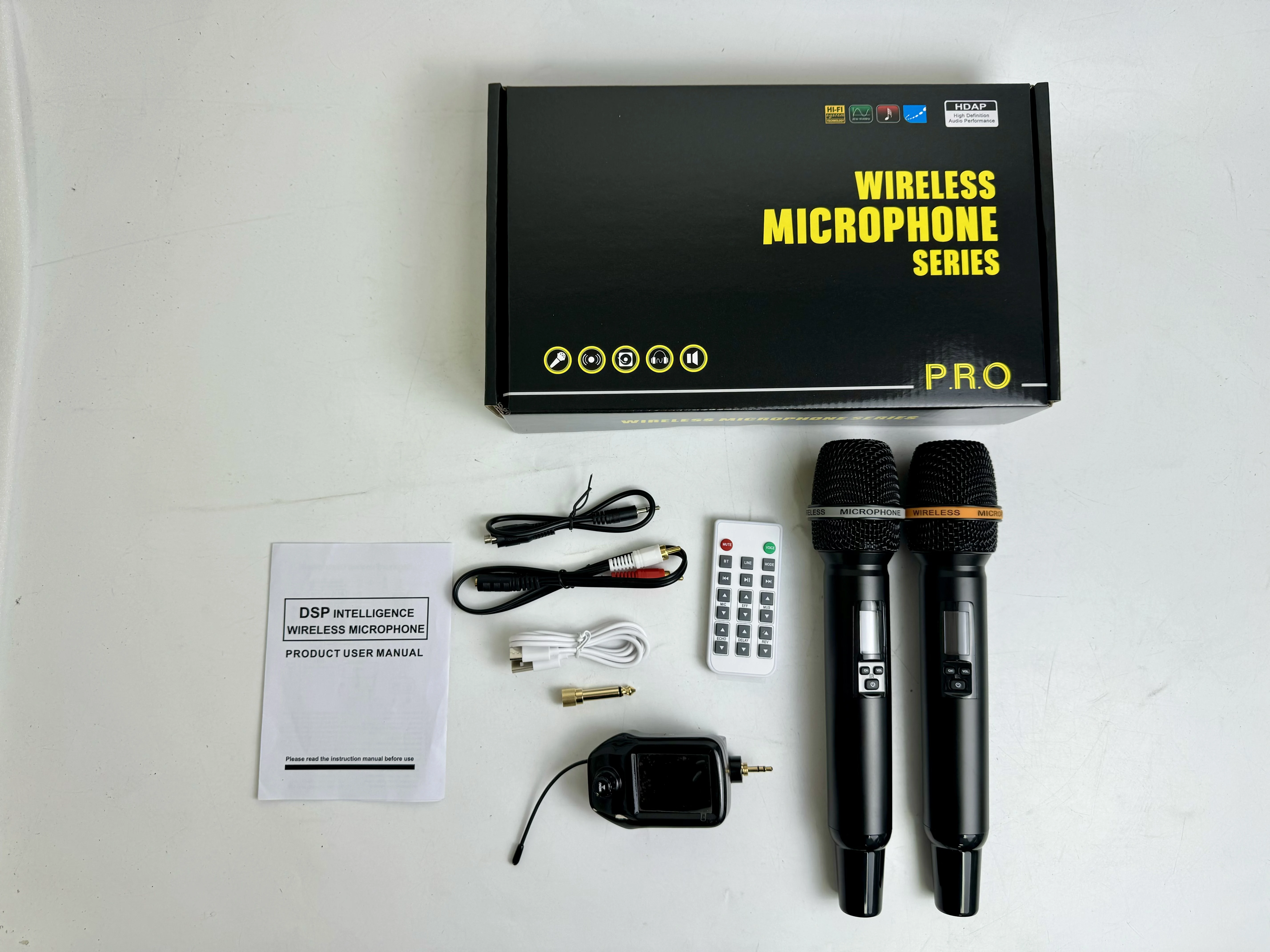 Wireless Bluetooth U-Band Microphone with N36 Tube DSP Effect for Conference Home KTV Stage GAW-M510