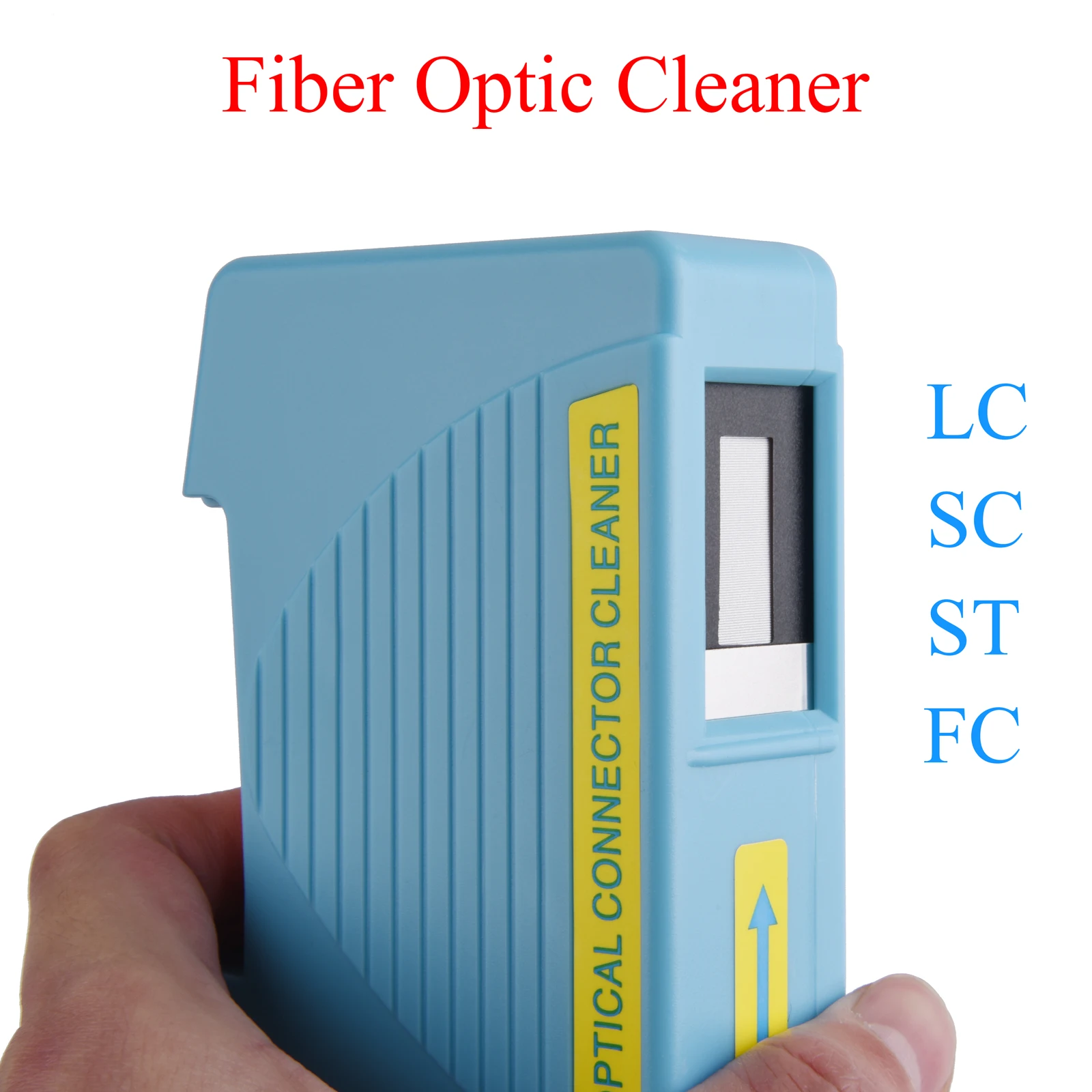 

Free Shipping Fiber Optic Cleaner Wiping Cleaning Box 2.5mm LC MU 1.25mm SC/ST/FC Cleaner Tool Cassette 500+ Cleaning Times