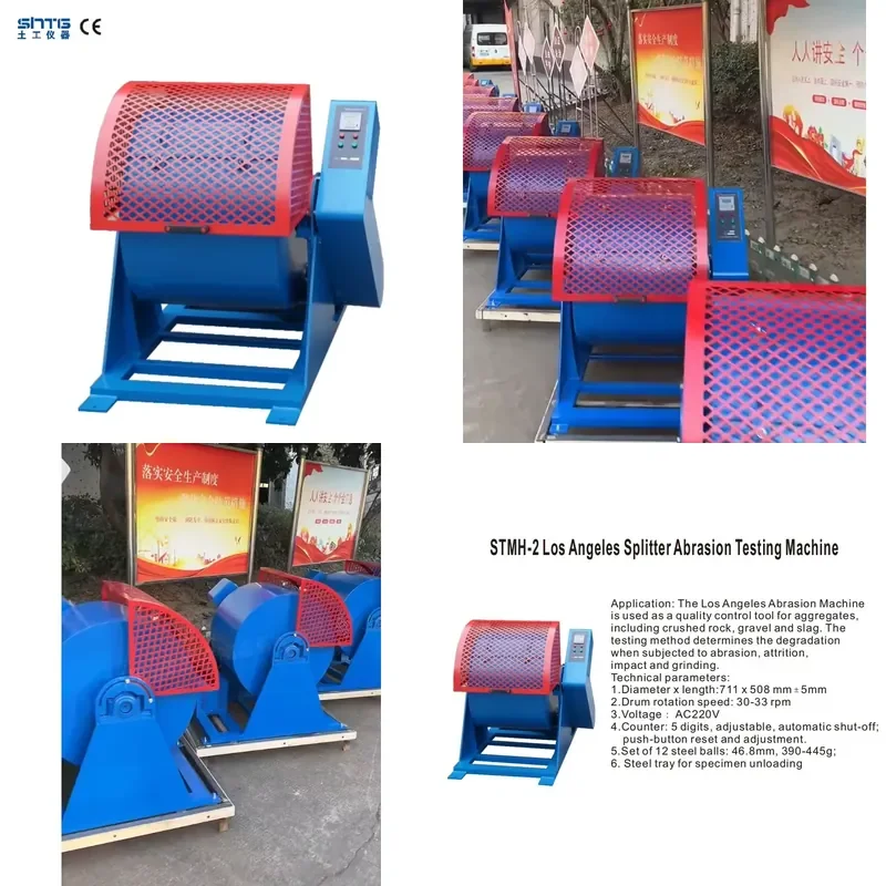 

STMH-2 Los Angeles Splitter Abrasion Testing Machine
