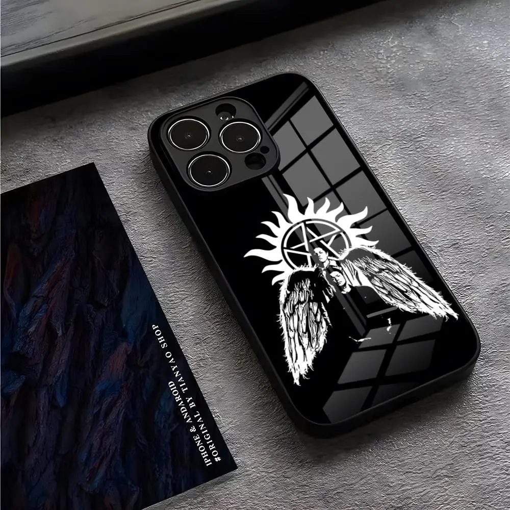 Supernatural SPN Dean And Sam Phone Case Apple For IPhone 15 Pro Plus 14 Pro 12 11 13 Mini X XR XS Max 16 Plus SE Glass Cover