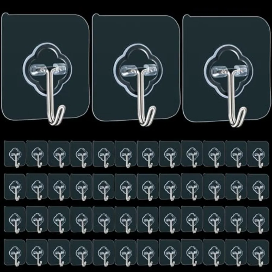 Adhesive Wall Hooks…