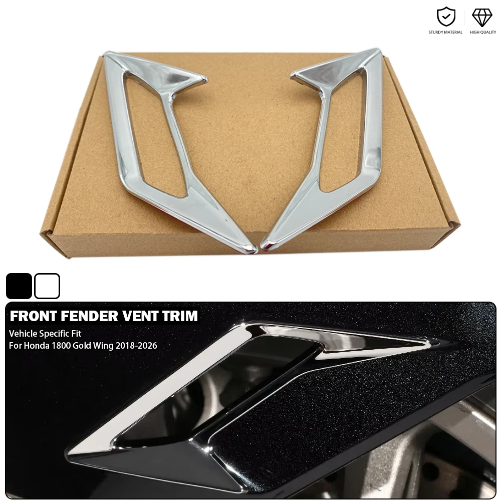 Motorcycle Front Fender Vent Trim Cover Kit Decoration Accessories Fit For Honda Gold Wing GL 1800 Tour DCT GoldWing GL1800 2018