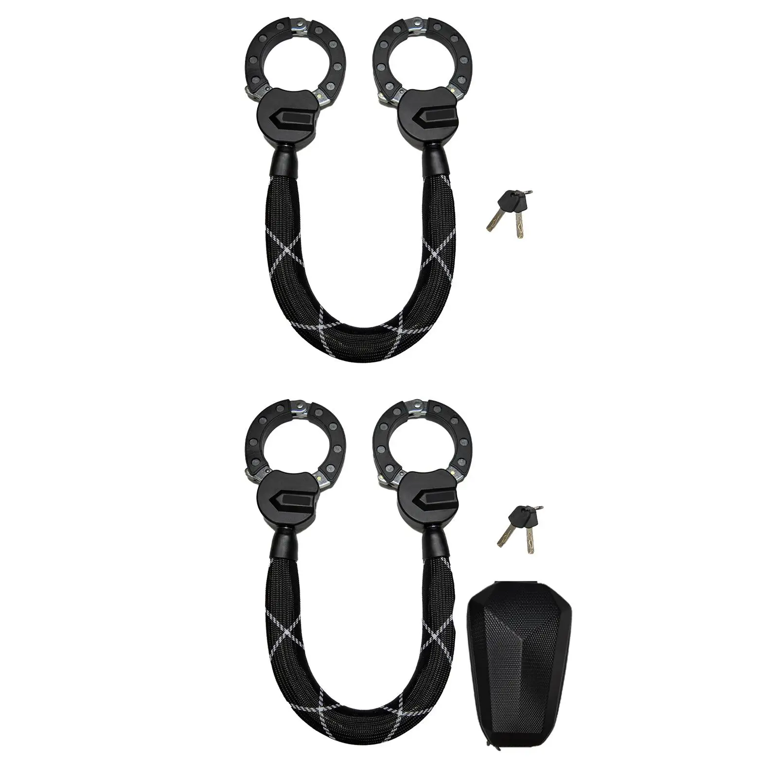 

Electric Bike Lock High Security Lock Portable Compact Steel Chain Bike Lock Bicycle Lock for Gate Cycling Motorcycle Outdoor