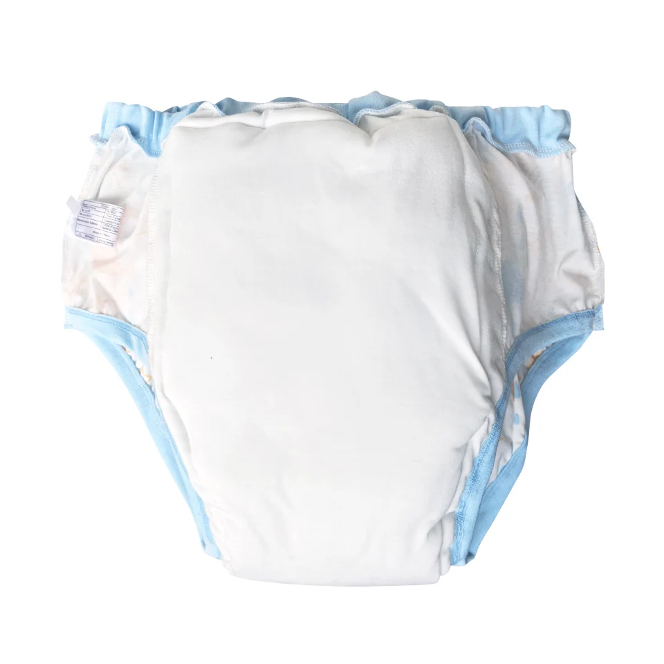 Cartone animato in cotone poliestere intimo mutandine di stoffa riutilizzabili pantaloni da allenamento impermeabili pannolini per bambina adulta, ragazzo ABDL