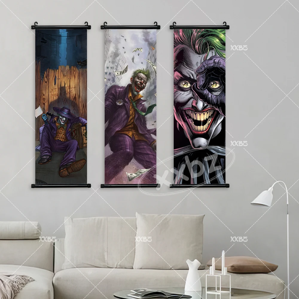 映画ポスタージョーカープリント壁アートワーク家の装飾絵画クラシック DC コミックフィギュアルームキャンバススクロール画像