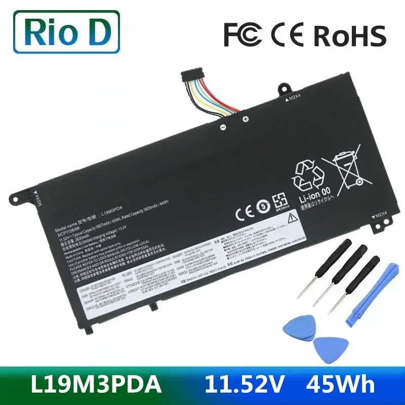

L19C3PDA L19M3PDA L19D3PDA L19L3PDA 11,52 В 45 Втч/3907 мАч Аккумулятор для Lenovo Thinkbook 14 15 G2 Itl Are Thinkbook 14 15 G3 Acl Itl