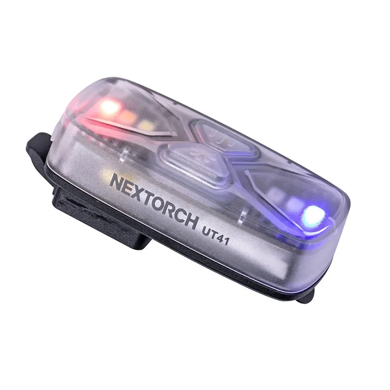 Nextorch UT41 Multi-Function Signal Light 20 Lumens Rechargeable Dual Side Switches Flashlight with 6 Light Sources and 13 Modes