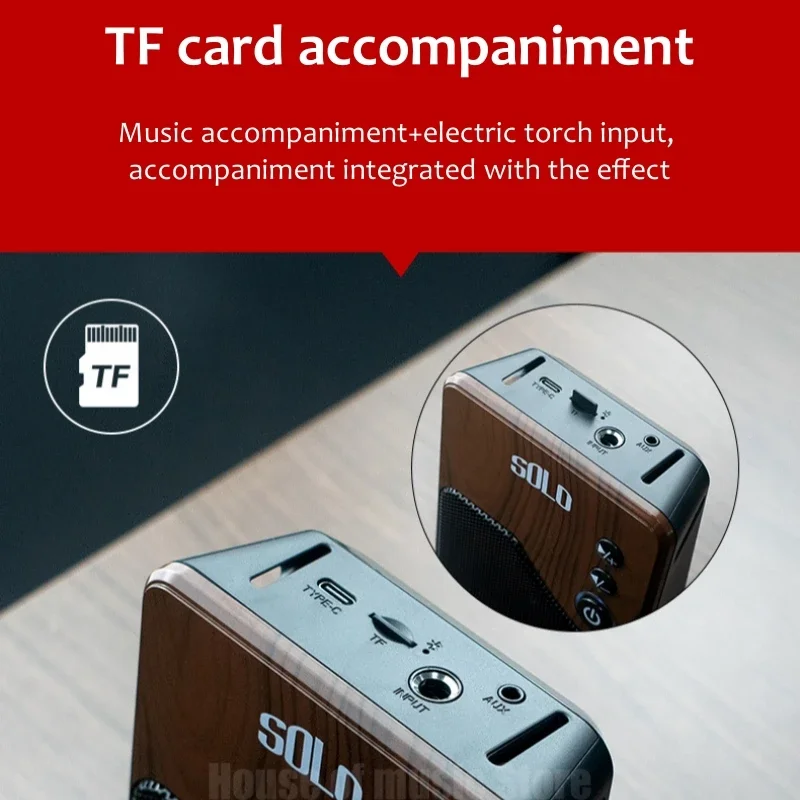 Special Speakers for Wind Instruments Professional Miniature Loudspeaker Hi-fi Sound Effect Portable Wireless Bluetooth Boombox