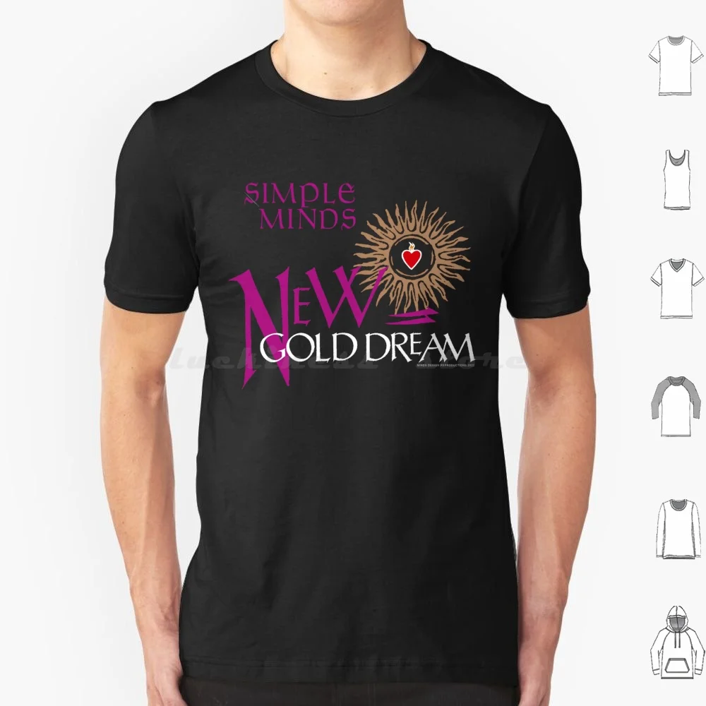 Simple Minds-New Gold Dream T Shirt 6xl Cotton Cool Tee Simple Minds Jim Kerr Charlie Burchill Street Fighting Years Dont You