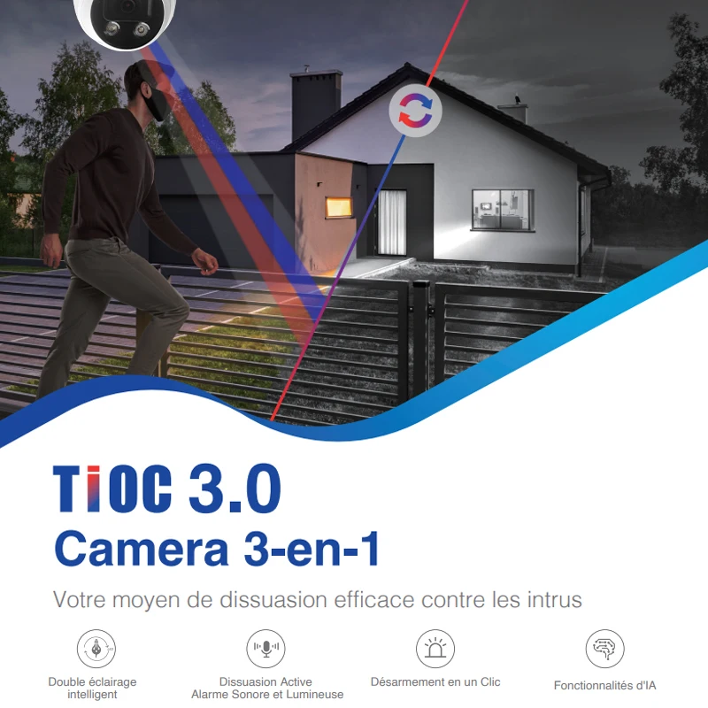 Dahua 8MP Tioc 3.0 Camera Smar - Outdoor Lighting No Electricity 评论和价格
