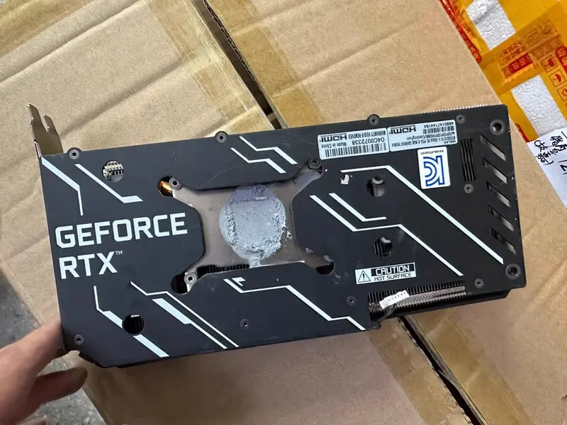 The Radiator Cooler for GALAX RTX3070ti 1-Click OC Dubal Fans Video Card with Backplate