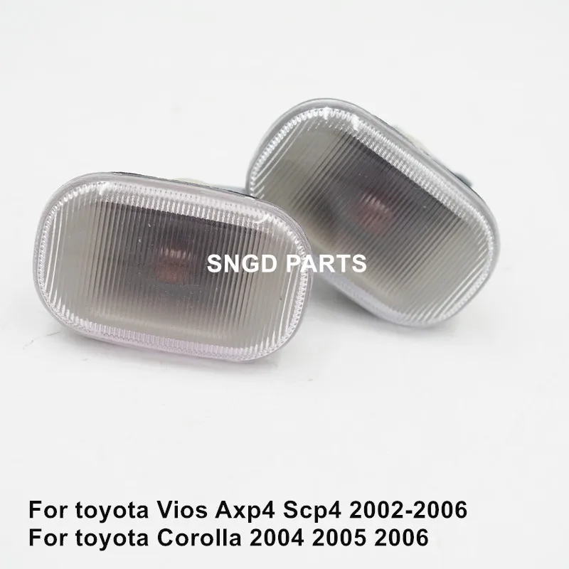 2PCS For toyota Vios Axp4 Scp4 2002 2003 2004 2005 2006 For toyota Corolla 2004 2005 2006 Front Side Fender Light  Signal Lamp