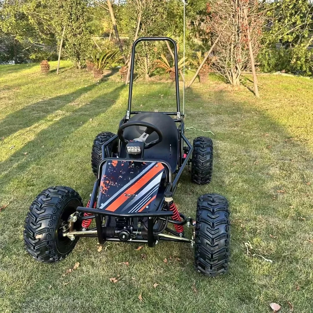 Children's Electric Go-kart 1000w Off-road UTV Four-wheel Motorcycle All-terrain Steel Tube Vehicle Single-person Beach Outdoor