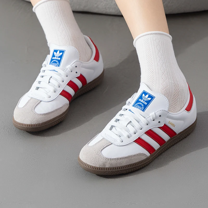 Adidas originals Samba OG men\'s shoes Women\'s shoes Comfortable classic German training unisex sports casual shoes IG1025