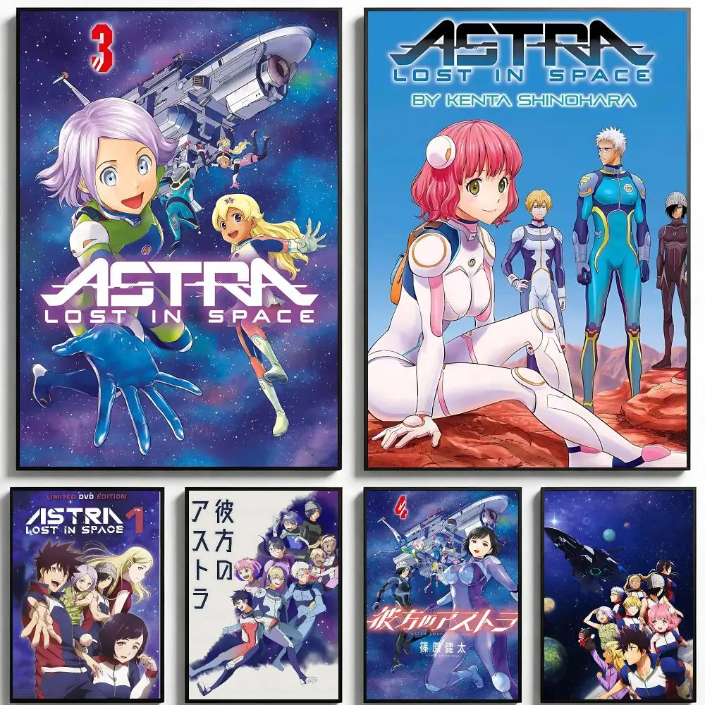 cartoon Astra Lost in Space Poster Poster HD Printing Boho Aesthetic Style Wall Art Home Decor For Living Room Bedroom Gift