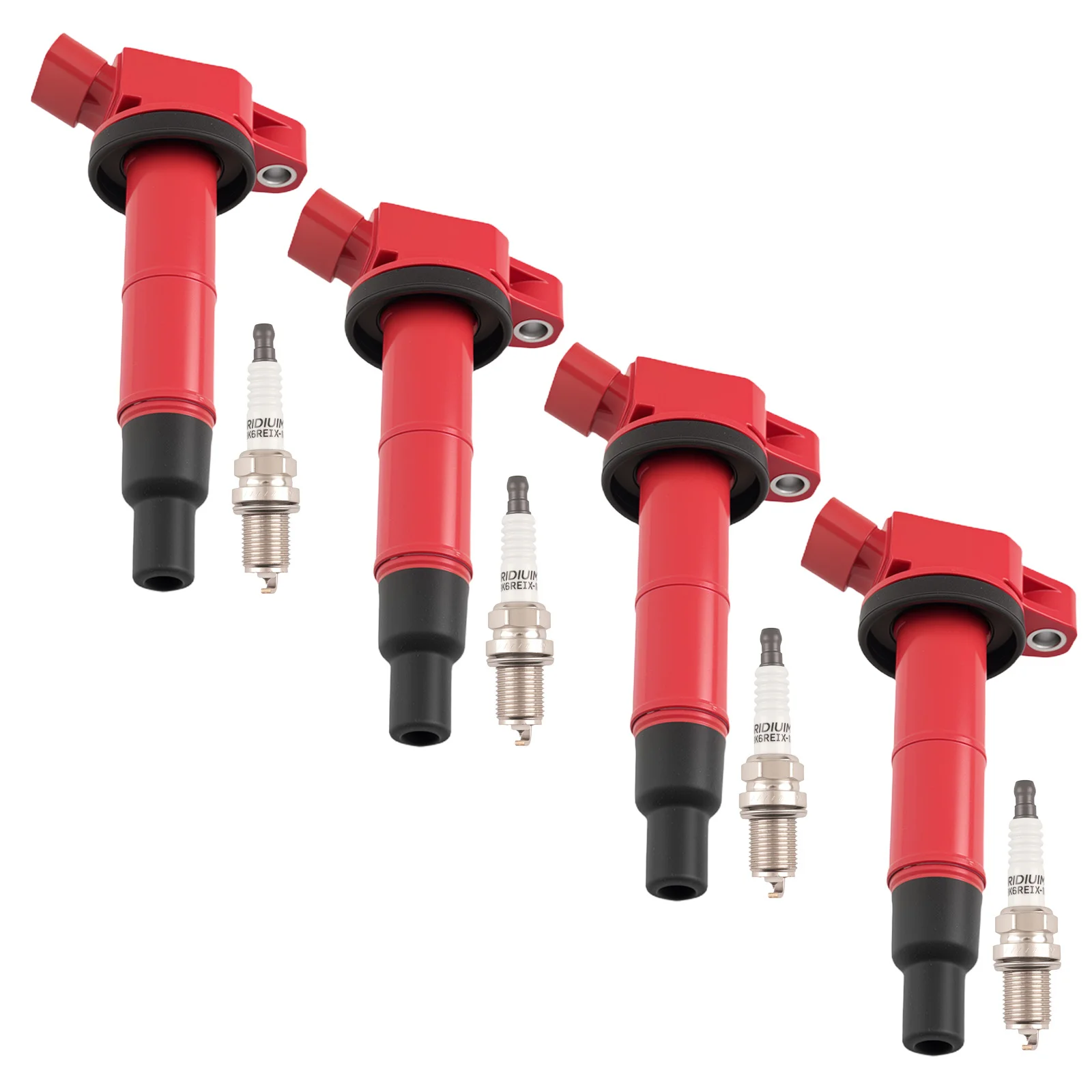 

4x Ignition Coil + Spark Plug for Toyota Highlander 2.4L and RAV4 2.4L 52-1702