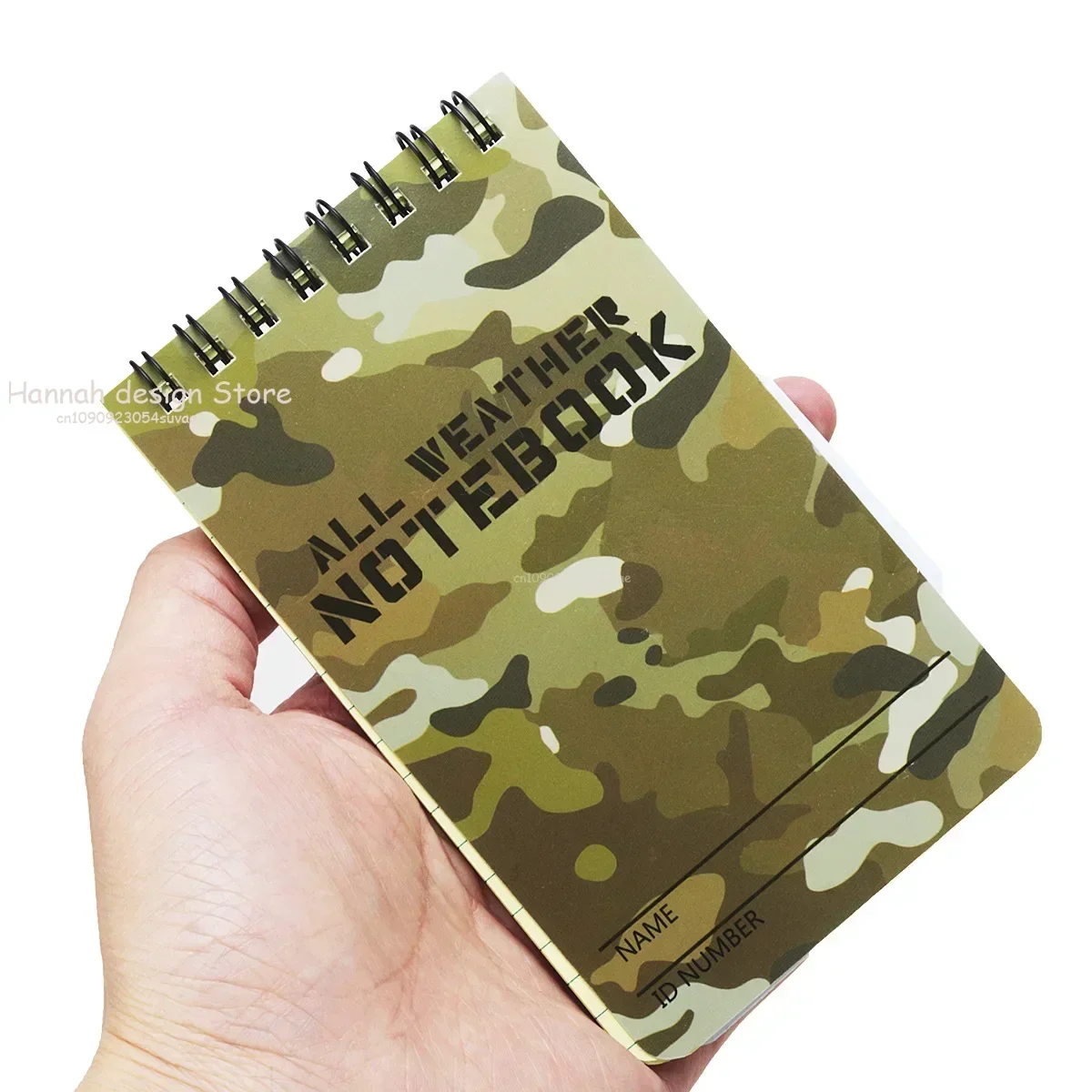 Travel Portable Notebook Outdoor Rain Waterproof Notebook Training Writing Paper Tactical Note Book Journal Planner Agenda