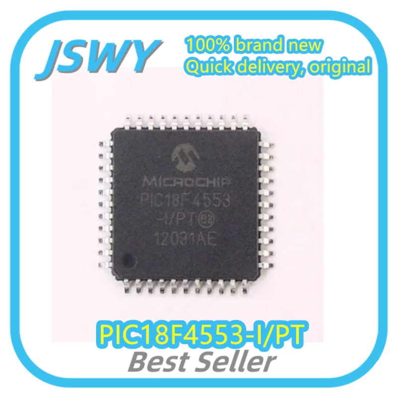

(1/10pcs) PIC18F4553-I/PT PIC18F4553 TQFP44 Integrated Circuit IC Original Bulk Stock New