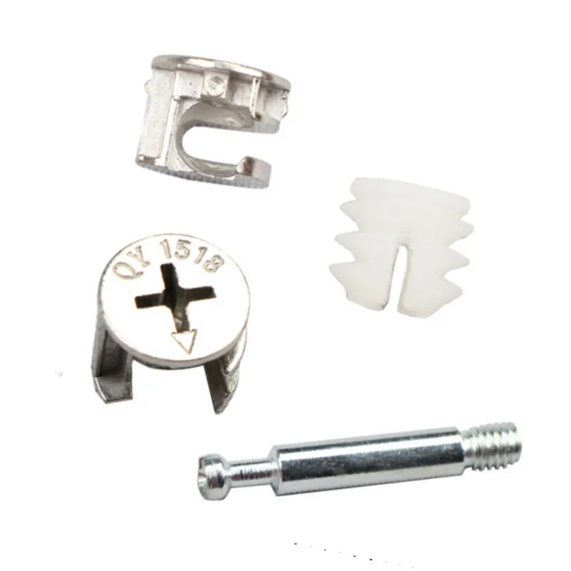 20pcs/lot Three in One Screw Furniture Connector Fixer Eccentric Wheel Nut Connection for Clothes Cabinet Desk Link