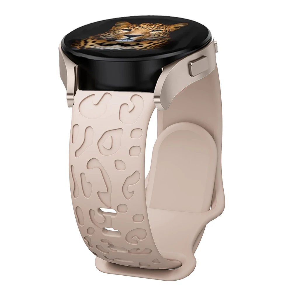 20mm Band For Samsung Galaxy Watch 6/5/4/classic/5 pro/active 2 44mm 40mm Engraved silicone correa Bracelet Galaxy watch 6 strap
