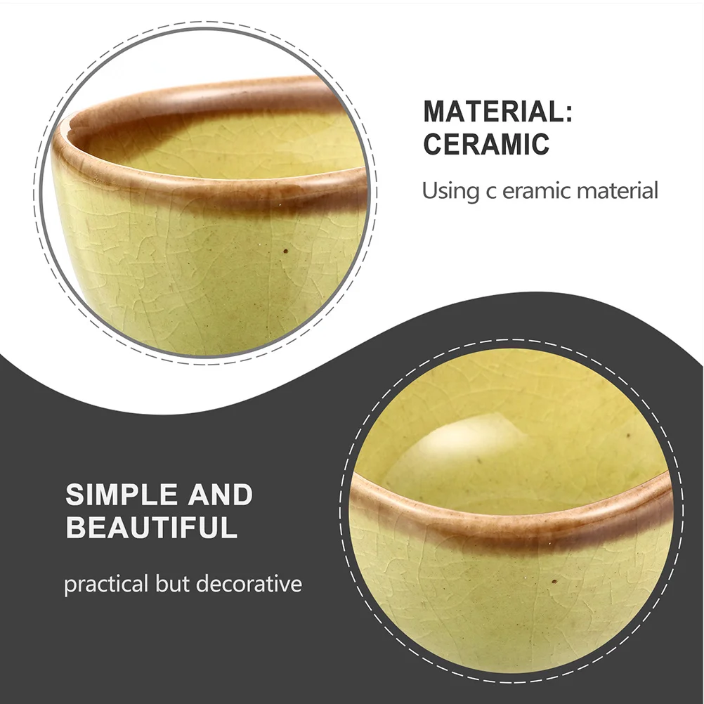

2Pcs Decorative Aroma Bowls Premium Ceramic Essential Oil Dishes for Home Hotel Massage Salon Aromatherapy Use