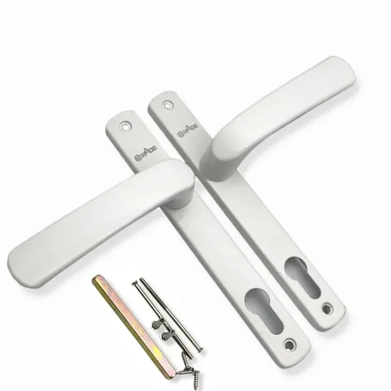 1pcs Aluminum Alloy Handle for Aluminum Alloy Door Black White 85/92mm Center Distance Hole Distance 193mm 115mm