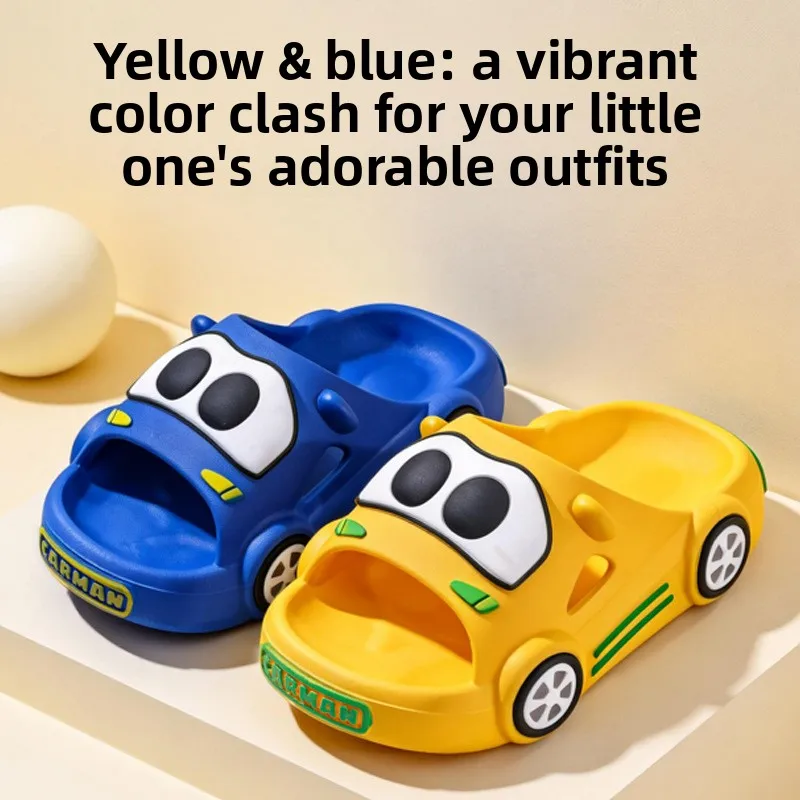 2026 Cartoon Slipper Fashion Girl Shoes Cute Car Anti Slip Kid Slippers Classic Light Boy Shoe Casual Home Sandal - view 2
