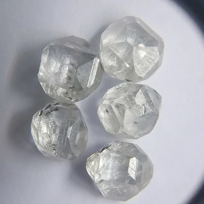 Synthetischer weißer diamant stein für schmuck herstellung labor erstellt cvd htpt diamanten fester künstlicher granulat partikel edelstein 1pc – Detail 1