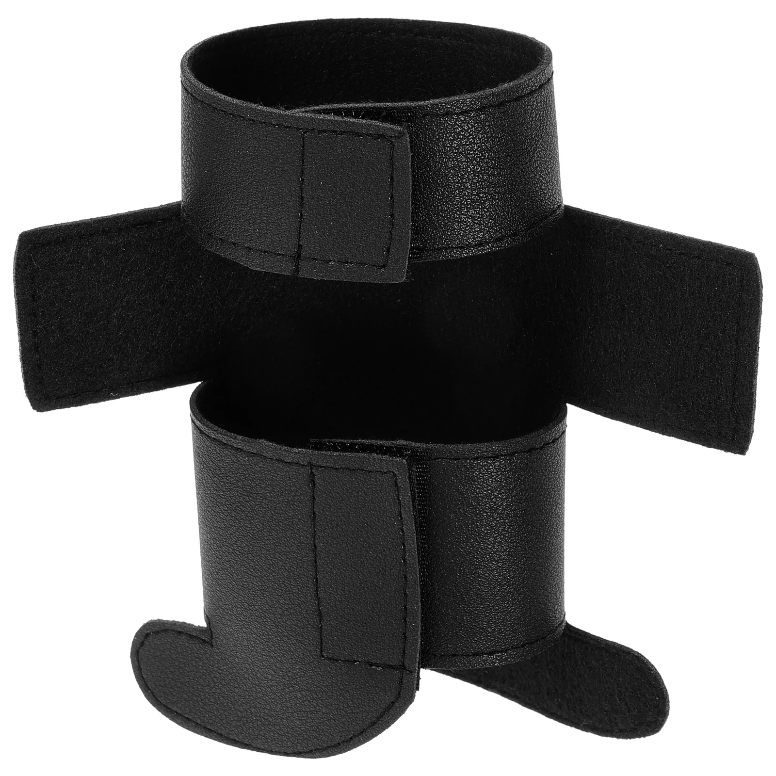 

B Flat Small Hand Guard Pad Musical Instrument Trumpet Sleeve Pu Wrap Protective Cover Compatible with