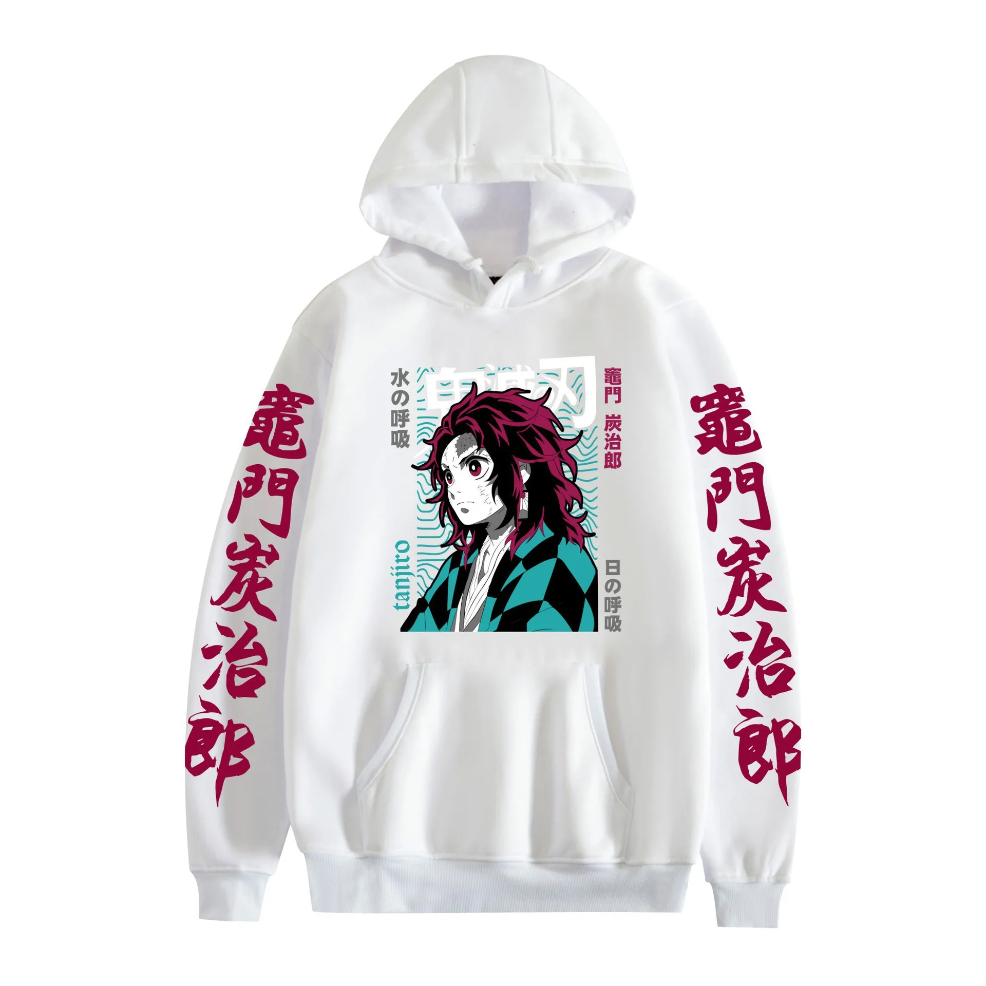 Anime Demon Slayer Character Women's Clothing Hoodies Street Trend Sports Style Creative Fun Fashion Matching Leisure Life