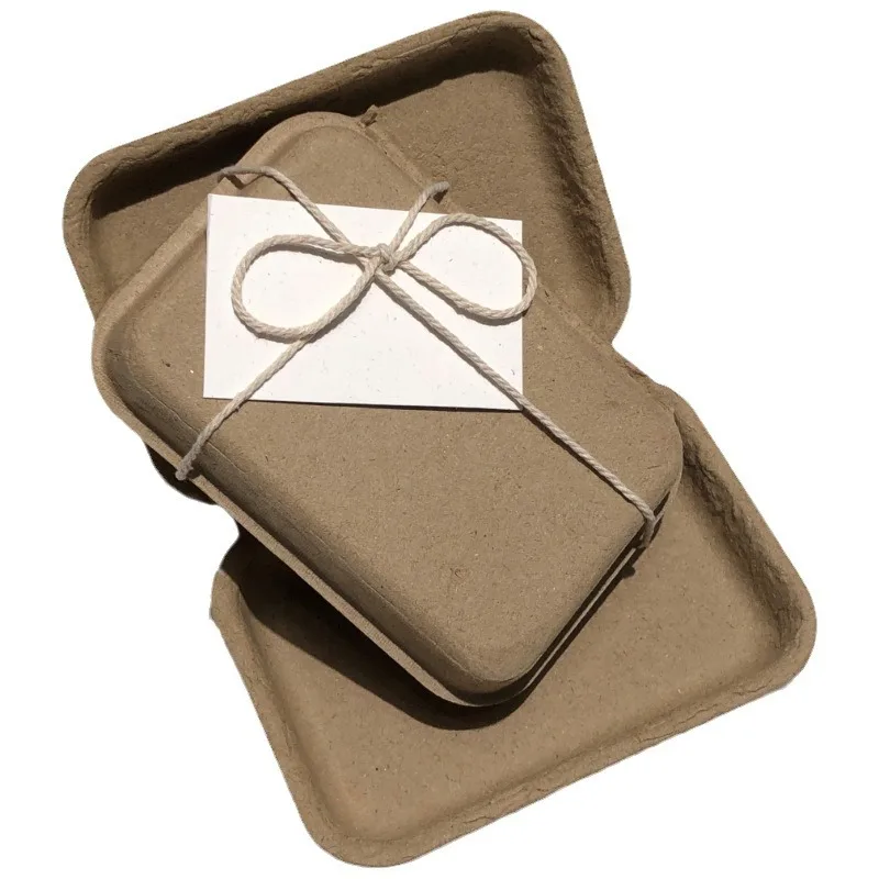 Custom. Factory Direct Supply Multiple Sizes Available Pulp Storage Box Pulp Molded Products Anti-drop Paper Tray in S