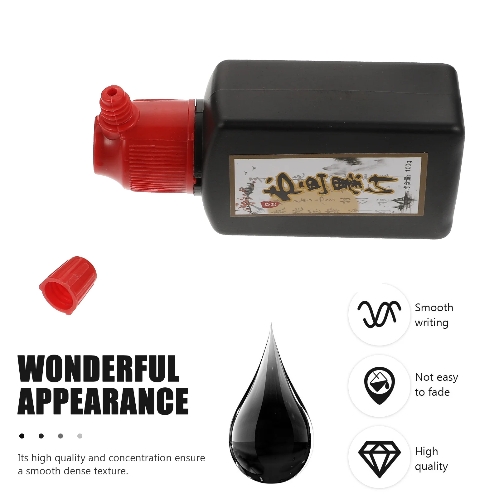 

6 Pcs Calligraphy Ink One of Four Precious Articles Study Exquisite Home Chinese Supplies Plastic School Painting Sanctum