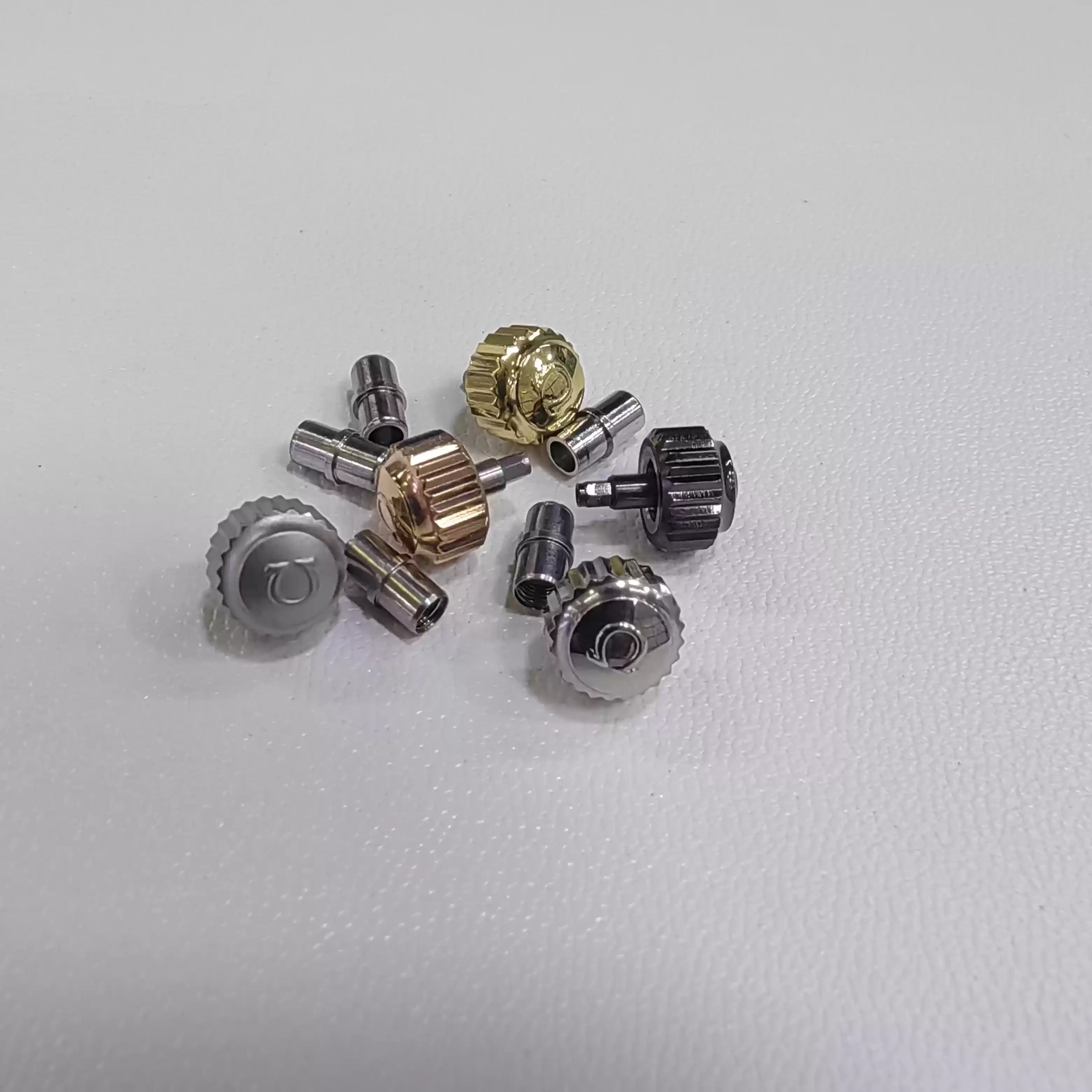 FOR Omega Seamaster 300 VS Factory All-Steel Crown Internal Thread Stem Time-Setting Button Watch Parts 6.0/6.3x2.5x2.5mm