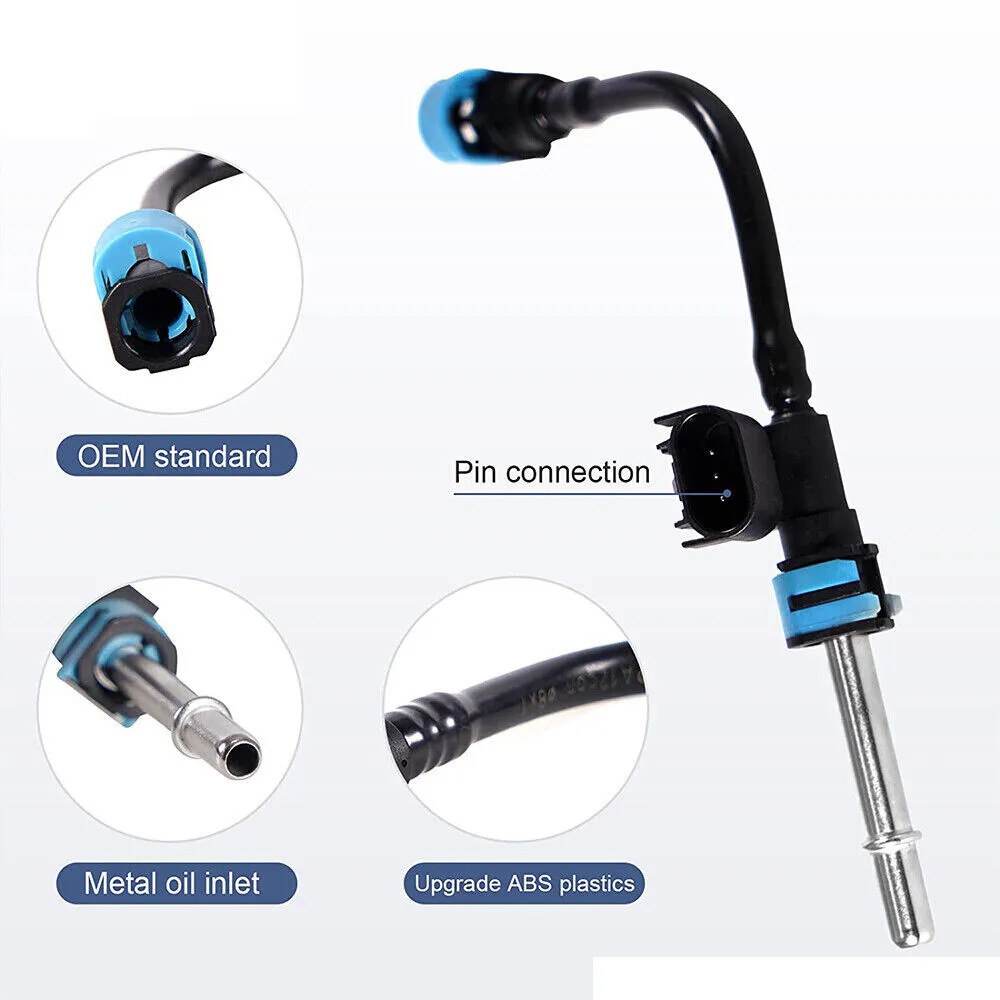 68268053AB, 68268053AA,68264607AA Tubo sensor de presión de combustible para Dodge Ram 2014-2021 1500 5.7L V8 para 2014 Ram 1500 5.7L V8 - Gas