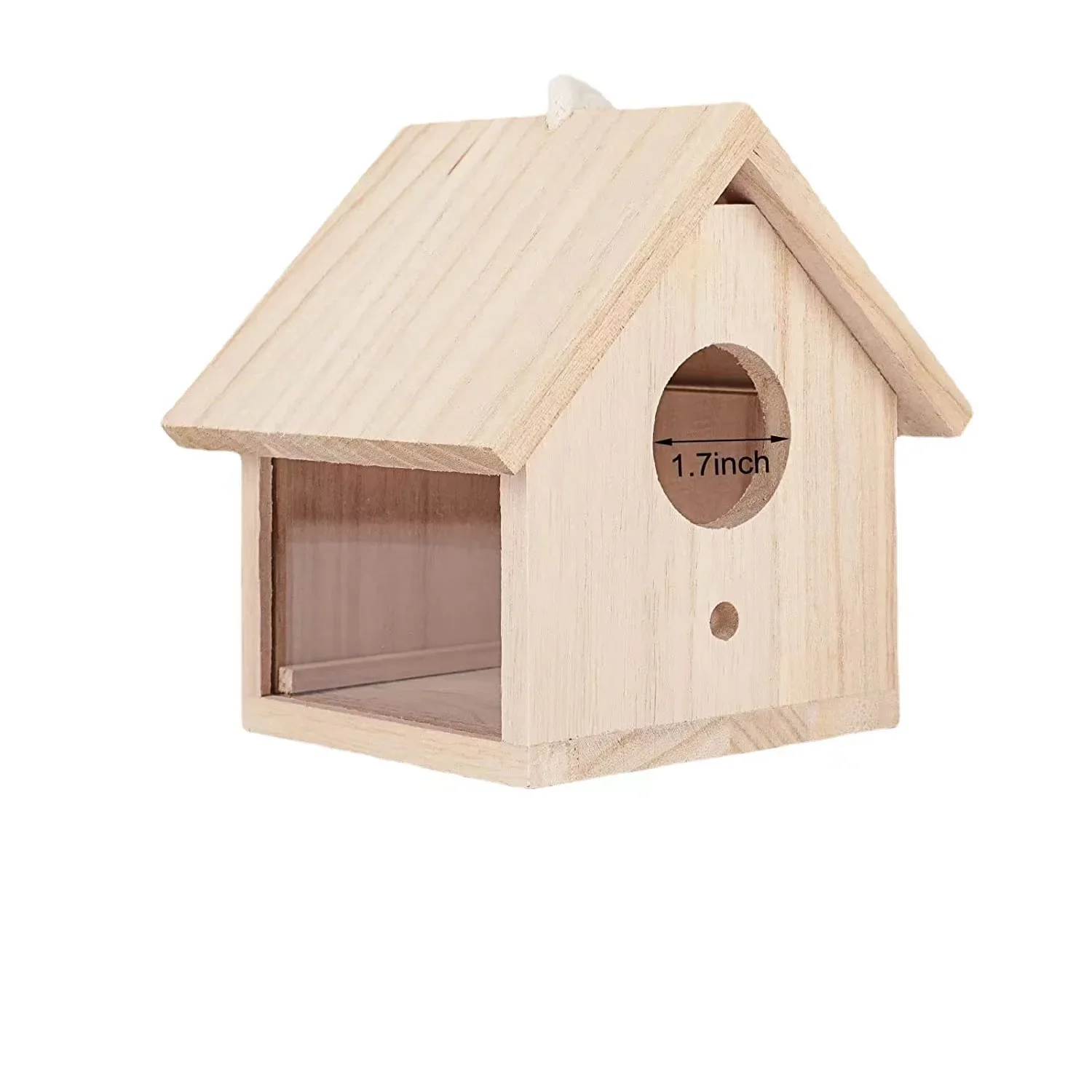 بيوت الطيور للتخليص الخارجي مع بيت الطيور الخشبي القطبي للخارج معلق فناء الحديقة ديكور للطائر الطنان العصفور