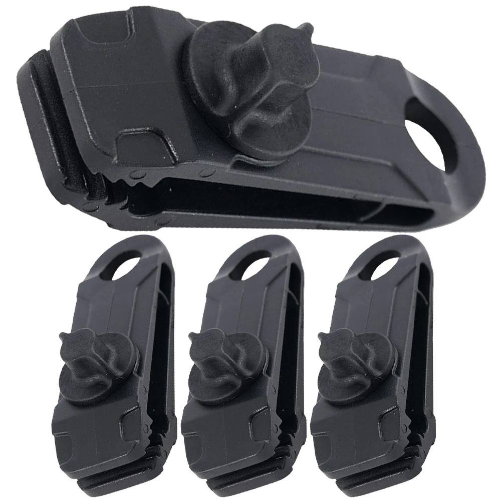 

4 Pcs Tent Clip Heavy Duty Tarp Clips Multi-functional Windproof Cloth Clamps Canopy Nylon Grabbers Outdoor