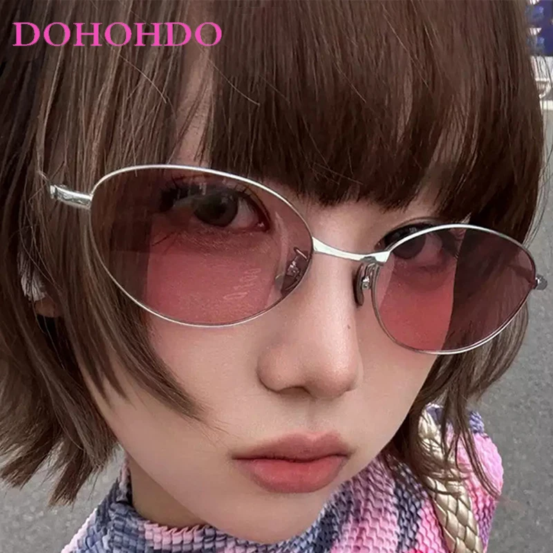 

Popular Retro Metal Cat Eye Women Sunglasses Luxury Designer Punk Men Sunglass Outdoor Summer Traveling Sunglasses Ladies UV400