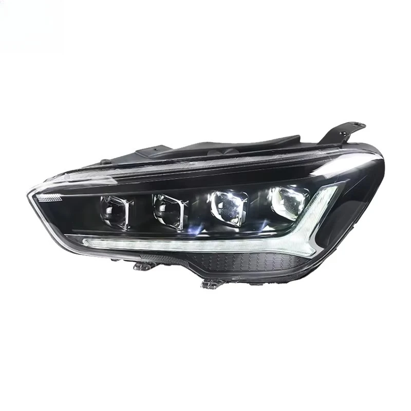 YU GUANG for  IX35 Tucson 2018 2020 Accessories LED Head Lights Headlights Front Lmap Upgrade 4 Lens Demon LED Headlamps