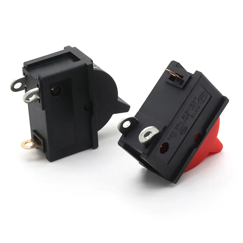 KCD16 Wind Speed Control Button Rocker Switch 3 Positions 3Pin SPDT Switch For Hair dryer 10A 250V Black Red