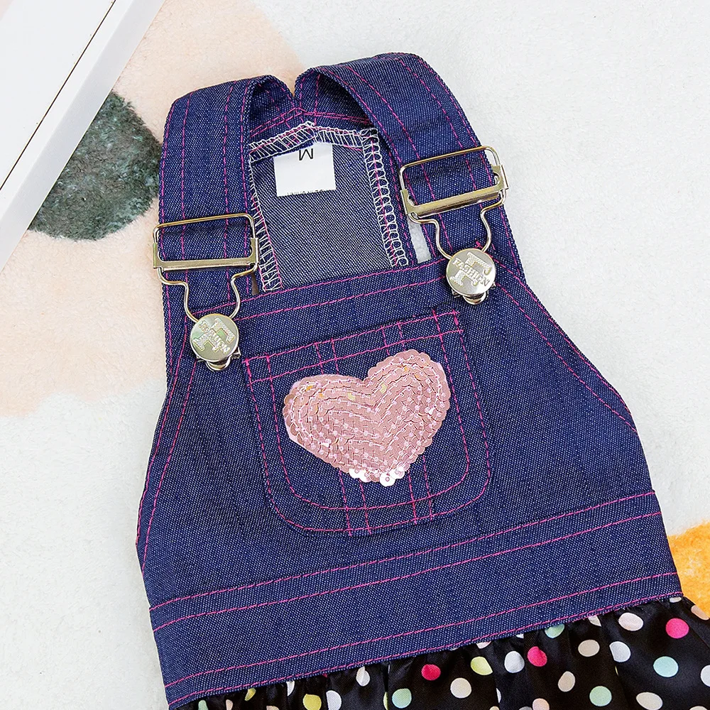 

Pet Dog Dress Dog Clothes Girl Puppy Shirt Yorkie Clothes Cute Doggie Dress Pet Apparel for Small Dogs and Cats