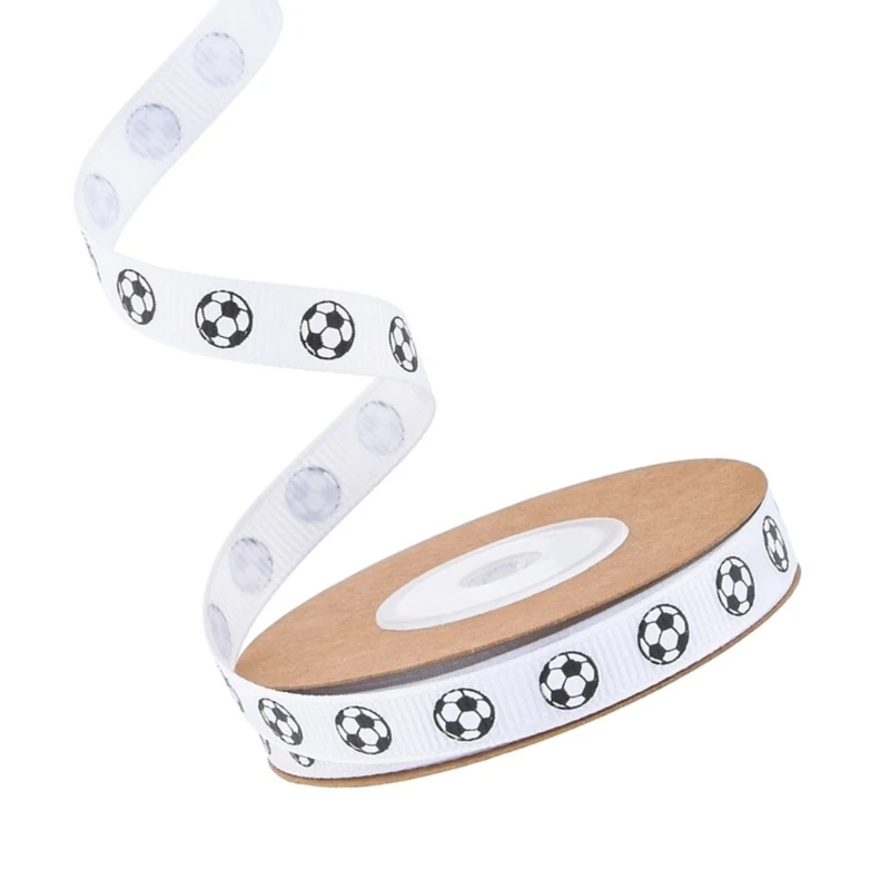 Football Gift Wrapping Ribbon Soccer Birthday Parties Decors Enhances Decors Dropship