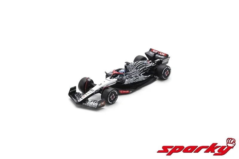 Spark 1:64 2023 F1 AlphaTauri AT04 Scuderia AlphaTauri Las Vegas #3  D.Ricciardo Diecast Model Car