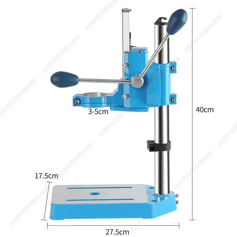 Electric Power Drill Press Bracket For 90 Angle Collet Rotate Drill Stand Aluminum Base Drilling Holder Guide Collet Dia 38-50mm