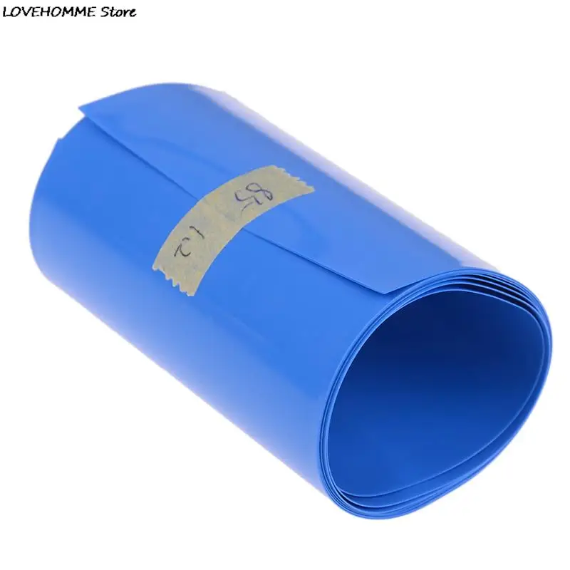 30/50/65/75/85mm 1M*18650 Lithium Battery Heat Shrink Tube Tubing Li-ion Wrap Cover PVC Shrinkable Film Tape Sleeves Accessories