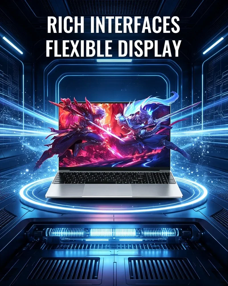 15.6 Inch Portable Gaming Laptop Intel Core i9 9900 32GB RAM Fingerprint Unlock System High Performance PC Notebook for Gamers