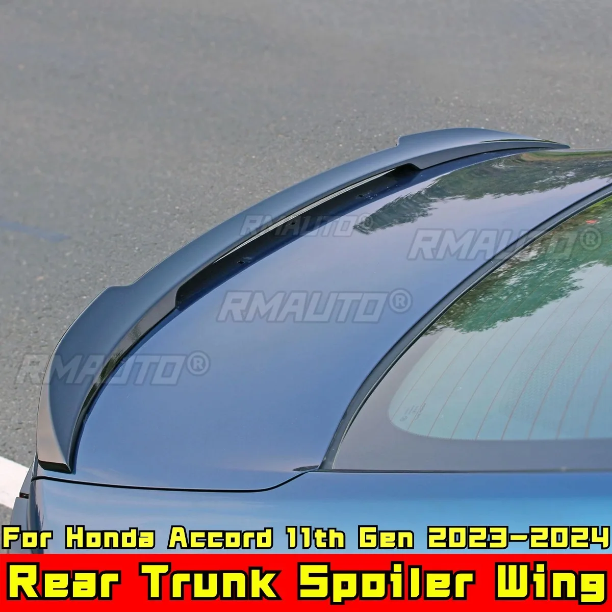 

Accord Car Rear Spoiler Glossy Black Sport Style Rear Trunk Wing Body Kit for Honda Accord 11th Gen 2023-2024 Car Accessories