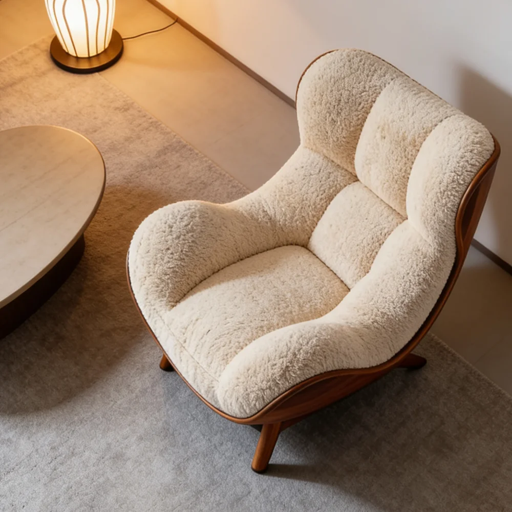 #Modern Luxury Fabric Recliner Chair Single Sofa Rocking Lounge Living Room Relax Furniture
