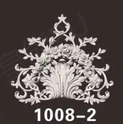 Polyurethane Wall Moulding Ornament PU House Decoration Element for Home Improvement